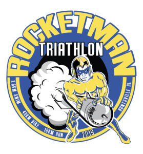 Logo Zawodów Rocketman Triathlon 2020